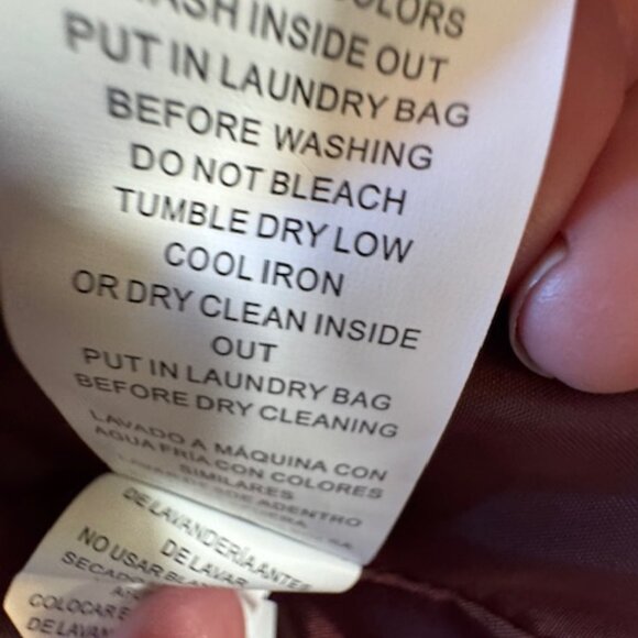 Michael Kors NWT White/Ivory Chevron Puffer Vest Sz M - Picture 8 of 8